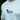 A close-up of a person wearing a white crew-neck t-shirt with a graphic of a dachshund wearing the word 'STROLLING' in black text.